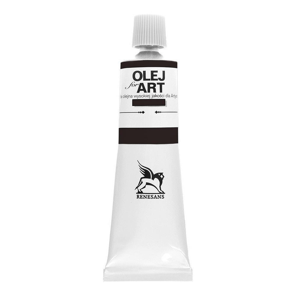 Краски масляные Renesans "Oils for art", 86 коричневый касельский, 60 мл, туба