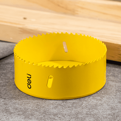 Коронка биметаллическая Deli YS EDH-SKK114-E1, 114 х 38 мм, М14 - 2 Коронка биметаллическая Deli YS EDH-SKK114-E1, 114 х 38 мм, М14 - 2