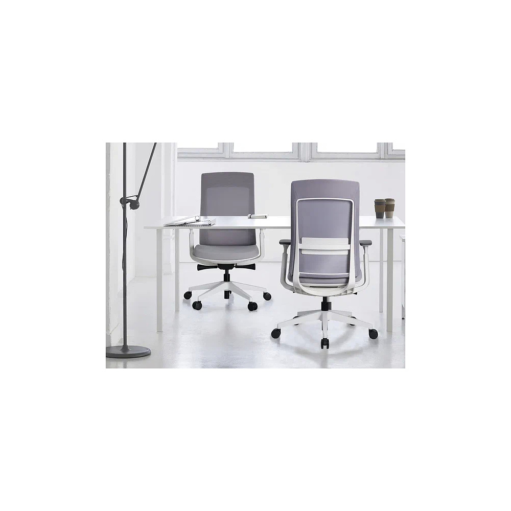 Кресло компьютерное SitZone E-VL002B, сетка, ткань, пластик, черный - 17