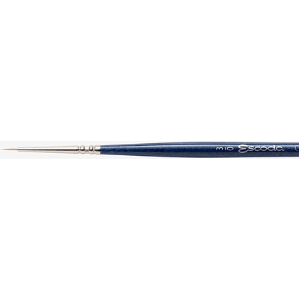 Кисть "Escoda Chronos", микс, круглая, на короткой ручке, № 3/0 - 2