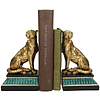 Подставка для книг "Leopard", 20х11х24 см, полирезина, золотой - 2
