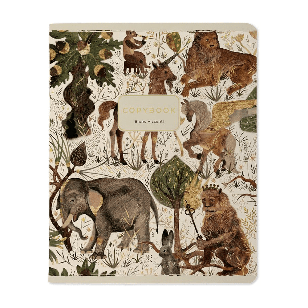 Тетрадь "Fauna", A5, 48 листов, клетка, скоба сбоку, ассорти - 5