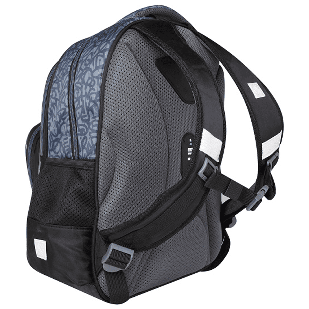 Рюкзак школьный "COMFORT Life Gamer", черный, синий - 4