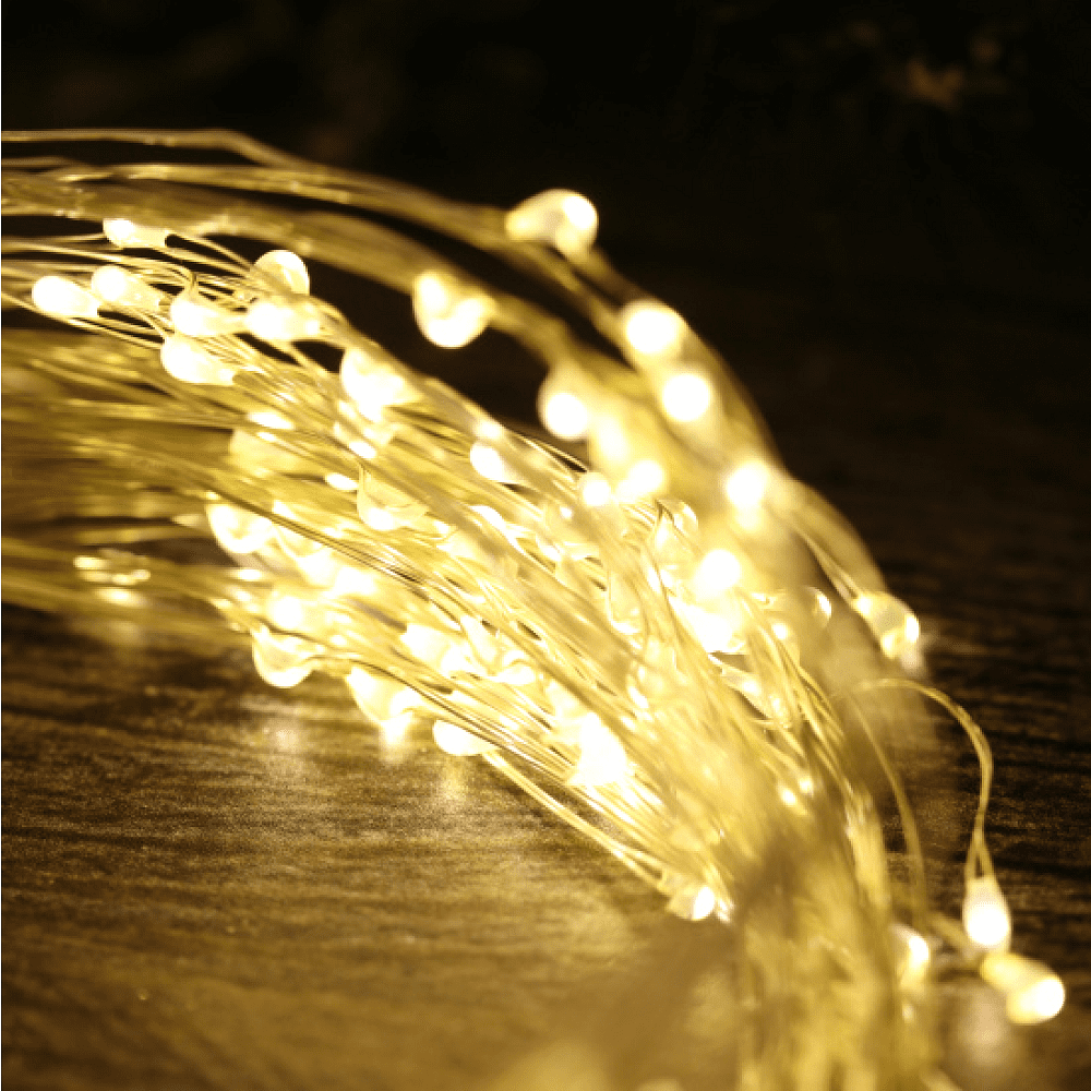 Гирлянда электрическая LED "Занавес. Роса", тепло-белый - 3