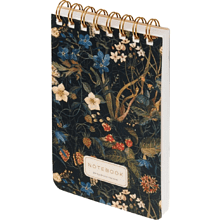 Блокнот "Flora. Лесные ягоды", В6, 100 листов, линейка, черный