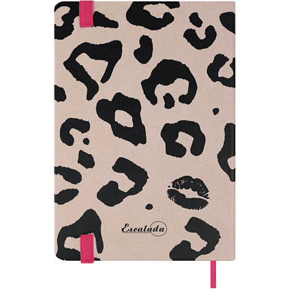 Книга записная "Леопард", А5, 120 листов, линейка, пудрово-бежевый - 4