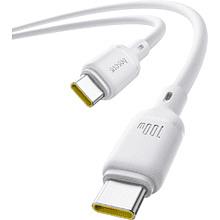 Кабель Baseus P10377704213-00, Silky Series Fast Charging Cable, Type-C to Type-C 100W, 1 м, Moon White