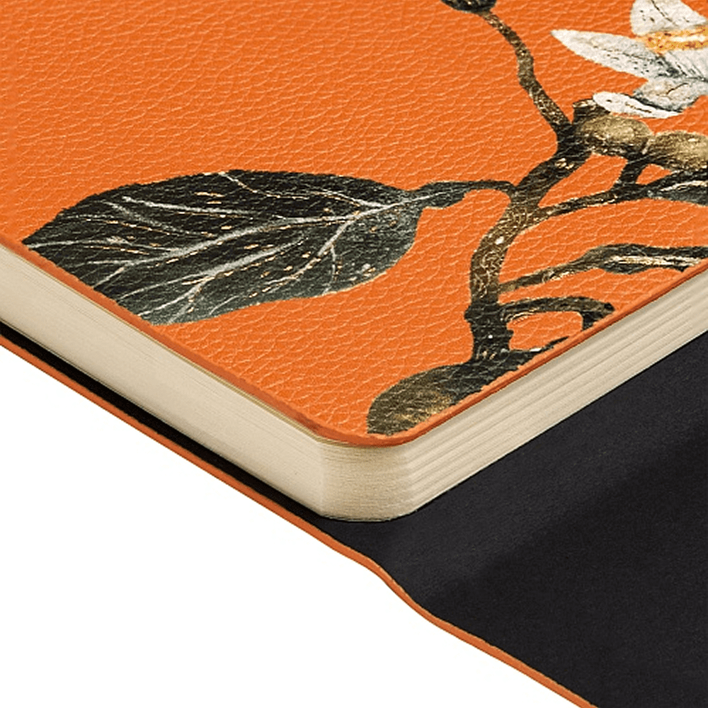 Ежедневник недатированный "Fauna. Paradise. Oranges", А5, 192 страниц, линейка, оранжевый - 3