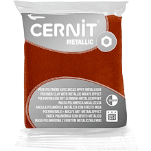 Полимерная глина "Cernit Metallic" 56 г, 58 бронза