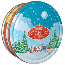 Печенье сдобное "Regnum" Зимний лес, со сливочным маслом, 400 гр