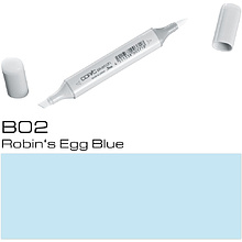 Маркер перманентный "Copic Sketch", B-02 голубая яичная скорлупа