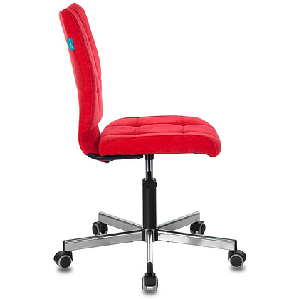 Кресло для персонала "Бюрократ СH-330M/LT", ткань, металл, красный - 3