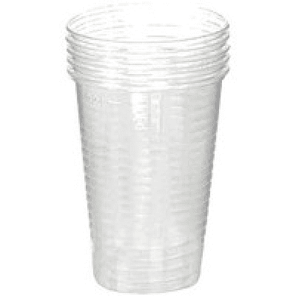 Пластиковый стакан одноразовый 100 мл, 100 шт/упак