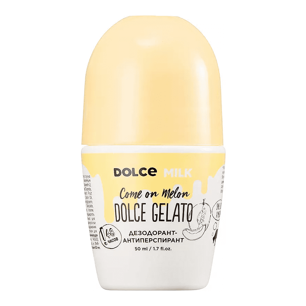 Дезодорант-антиперспирант шариковый DOLCE MILK GELATO "Дыня-богиня", 50 мл
