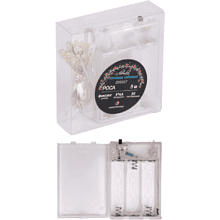 Гирлянда электрическая LED "Нить" с насадками "Роса", 5 м, мультиколор