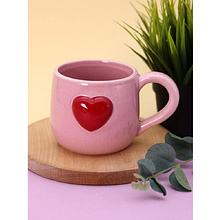 Кружка керамическая "Love potion", 505 мл., розовый