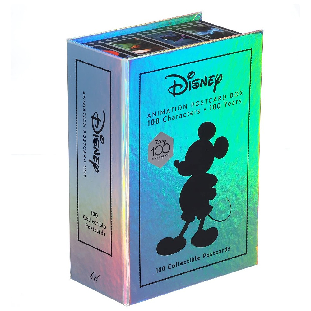 Открытки на английском языке "Disney. Animation Postcard Box: 100 Characters, 100 Years. 100 Collectible Postcards" - 2
