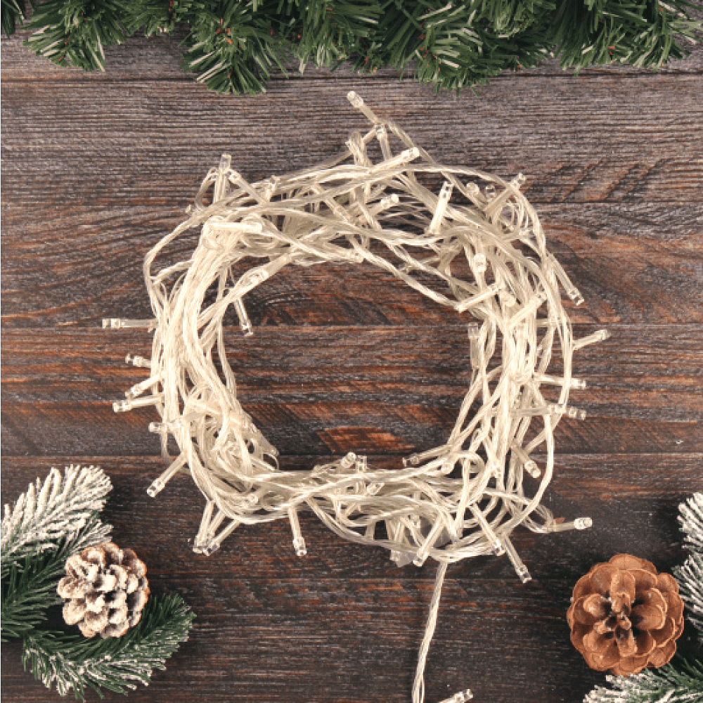 Гирлянда электрическая LED "Нить", 9 м, белый - 3