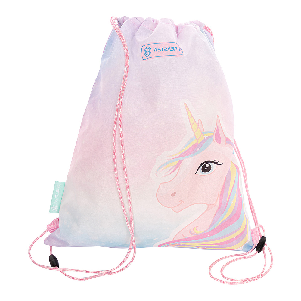 Мешок для обуви "Fairy unicorn", 44x33 см, розовый - 2