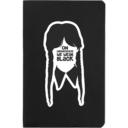 Блокнот «We wear black», А6, черный