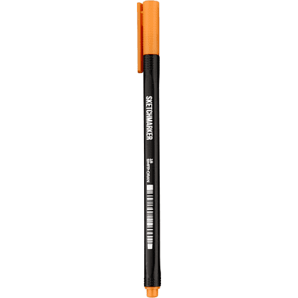 Ручка капиллярная "Sketchmarker Artist fine pen", 0.4 мм, оранжевый