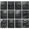 Набор тетрадей предметных "Black textures", А5, 48 листов, клетка, линейка, ассорти, 12 школьных предметов - 2
