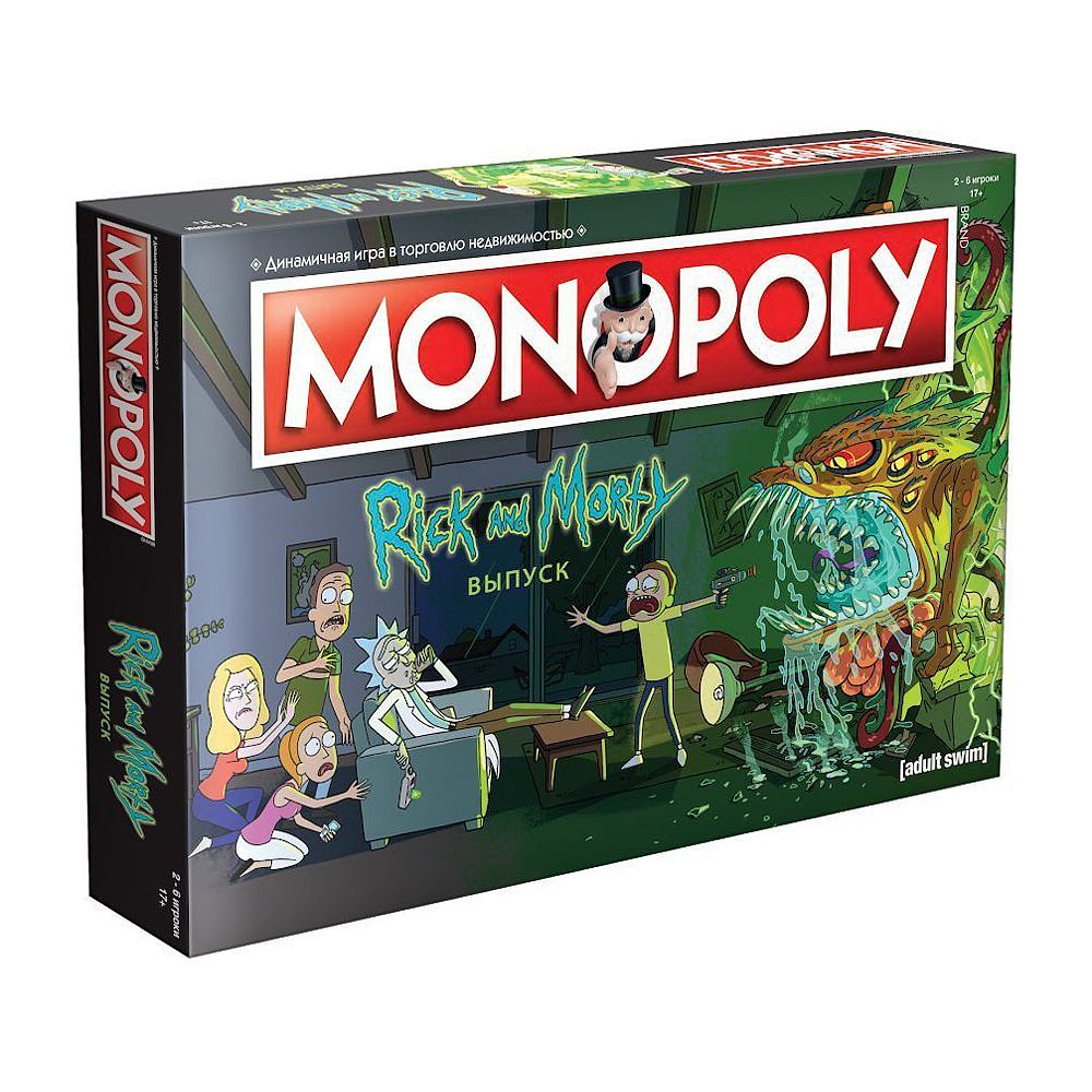 Игра настольная "Монополия. Рик и Морти"