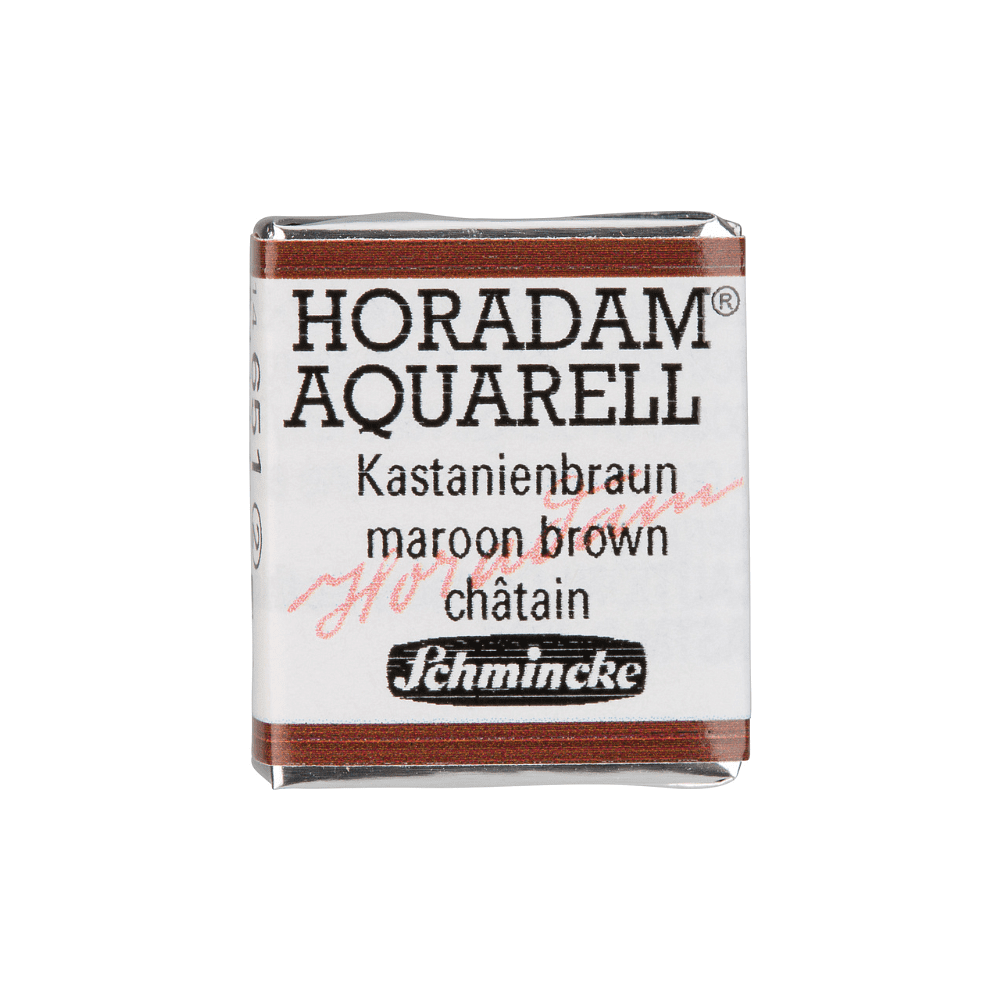 Краски акварельные "Schmincke Horadam", 651 бордово-коричневый, полукювета