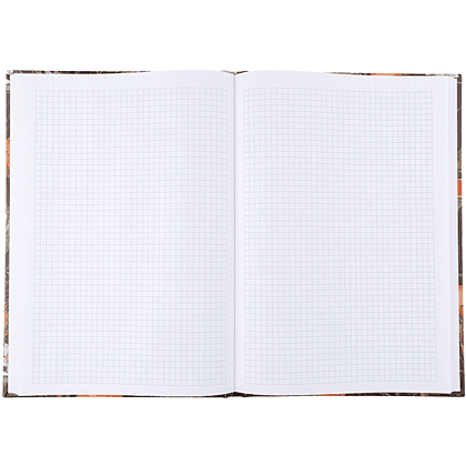 Блокнот "Flora. Paradise. Oranges", A4, 80 листов, клетка, оранжевый, зеленый - 4