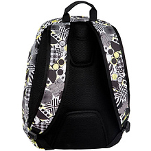 Рюкзак молодежный CoolPack "Scout Tic Tac", белый, черный, желтый