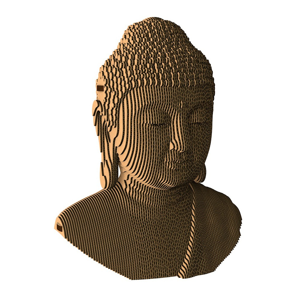 Пазл картонный 3D "Бюст Будда"