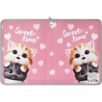 Папка для тетрадей "Cute cats", А5+, розовый - 2