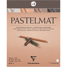 Блок бумаги "Pastelmat", 24x30 см, 360 г/м2, 12 листов, 4 цвета