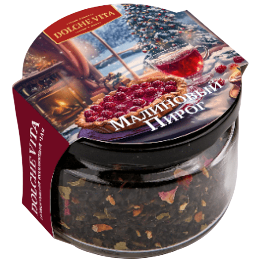 Чай Dolche vita "Малиновый пирог", 125 гр., черный
