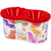 Стакан - непроливайка "Brauberg Kids", двойной, ассорти - 6