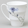 Кружка фарфоровая "Васильки", 350 мл, белый - 3