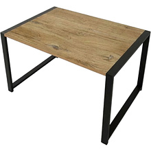 Стол журнальный ALLERD RION, черный муар, Дуб Нокс