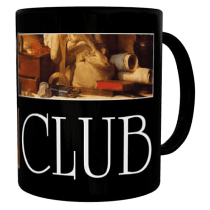 Кружка керамическая "ART CLUB. Натюрморт с атрибутами искусств. Жан-Батист Симеон", 480 мл, черный - 2