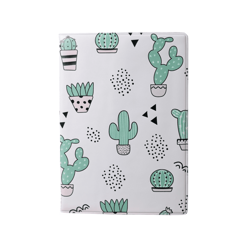 Обложка для паспорта "Succulents", разноцветный