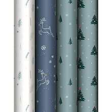 Бумага декоративная в рулоне "Christmas tree", 1x0.7 м, ассорти