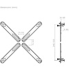 Крепление для монитора Four-Arm, черный - 4