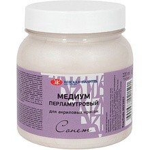 Медиум для акрила "Сонет флюид-арт", перламутровый, 220 мл.