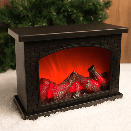 Украшение новогоднее "Светильник. Камин" - 5