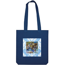 Сумка из плотного хлопка «Gossip girls», 220 г/м2, индиго