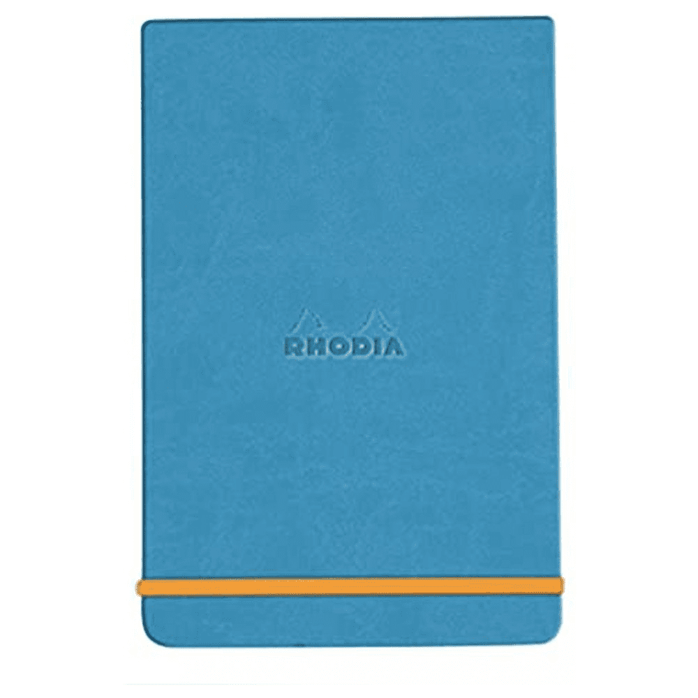 Блокнот "Rhodiarama Webnotepad" на резинке, A5, 96 листов, линейка, серо-коричневый