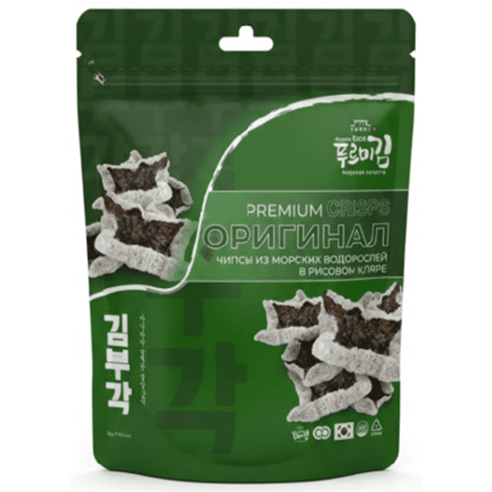 Чипсы "Furmi Kim Crispy Chip", из морской капусты, 30 гр