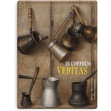 Чехол для карт "Coffee tradition", Игорь Свентицкий, натуральная кожа, разноцветный