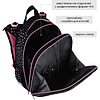 Рюкзак школьный "Ergo First. Котик" черный, розовый - 5