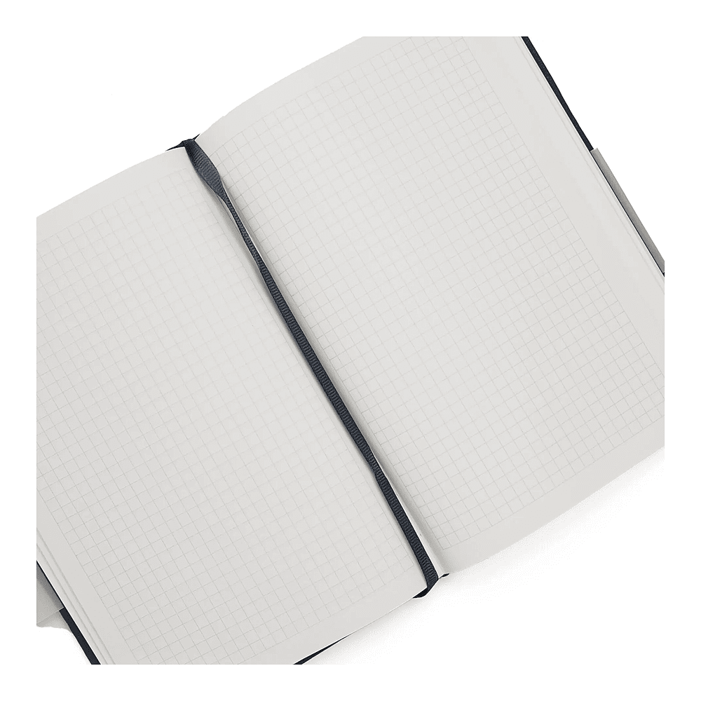 Книга записная "Stripes", А5, 128 листов, клетка, серо-голубой - 4