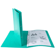 Папка на кольцах "Exacompta", картон, 20 мм, А4, зеленый